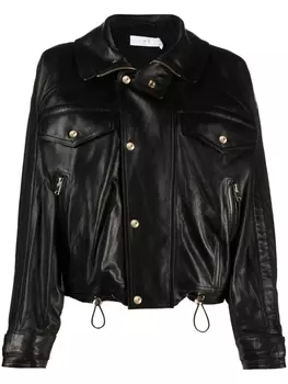 IRO байкерская куртка с кулиской, черный