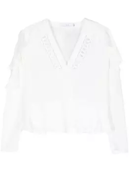 IRO блузка с вышивкой, белый