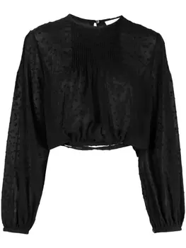 IRO блузка с завязками, черный