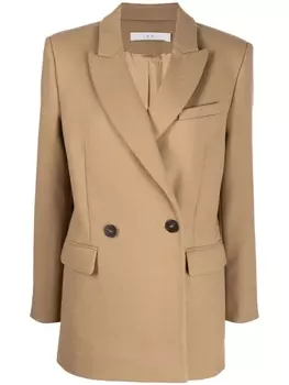 IRO двубортный блейзер, коричневый