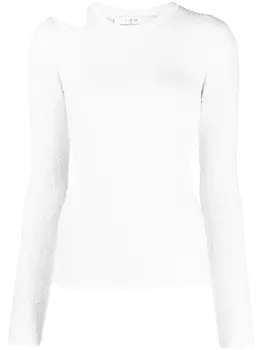 IRO джемпер Baiyo с вырезом, белый