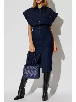 IRO джинсовая рубашка Тацуя, синий