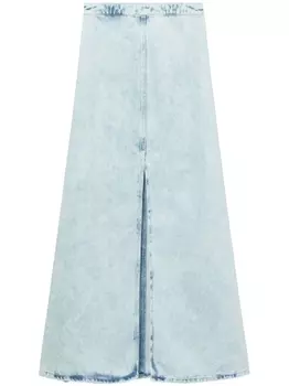 IRO джинсовая юбка макси Carolia, синий