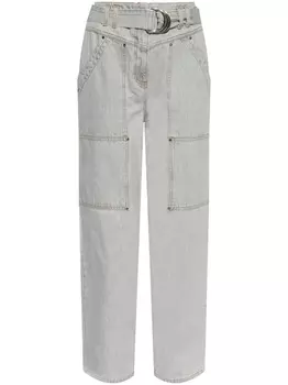 IRO джинсы с поясом, серый