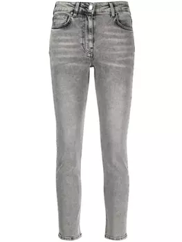 IRO джинсы скинни с эффектом потертости, серый