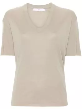 IRO футболка с необработанными краями, серый