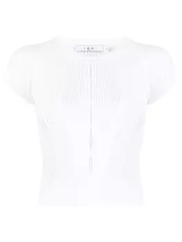IRO футболка с вырезом, белый
