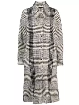IRO пальто Yeo в клетку, белый