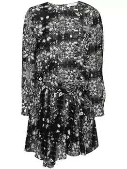 IRO платье мини Amiel с графичным принтом, черный