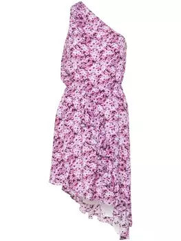 IRO платье мини Nahia на одно плечо, розовый