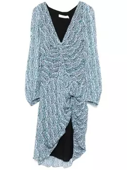 IRO платье мини-рулин, синий