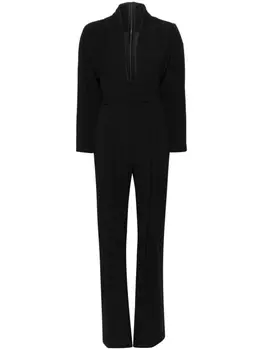 IRO плиссированный комбинезон Cinnie с V-образным вырезом, черный