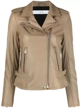 IRO приталенная байкерская куртка, серый