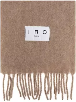 IRO шарф Authie, нейтральный цвет