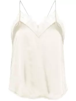 IRO шелковый топ Berwyn, нейтральный цвет