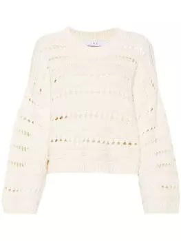 IRO свитер фактурной вязки, белый