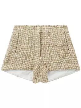 IRO твидовые шорты, нейтральный