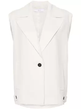 IRO твиловый жилет на пуговицах, нейтральный цвет