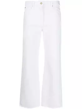 IRO укороченные джинсы с завышенной талией, белый
