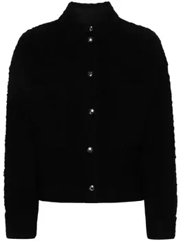 IRO жакет из букле на кнопках, черный