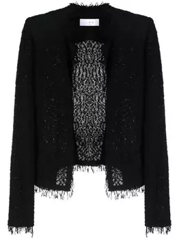 IRO жакет Shavani с бахромой, черный