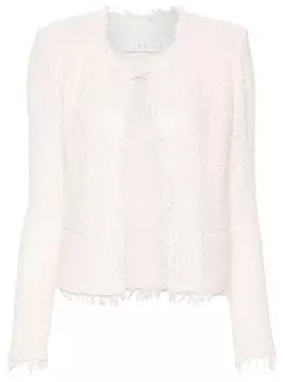 IRO жакет Shavani с бахромой, нейтральный цвет