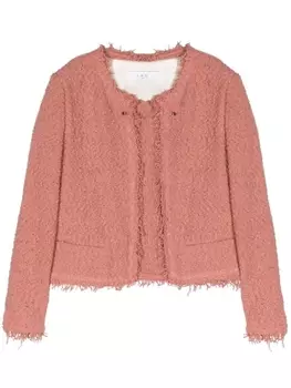 IRO жакет Shavani с бахромой, розовый