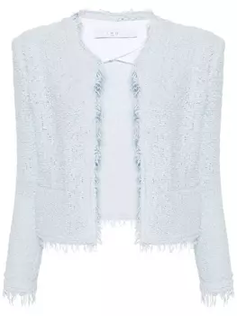 IRO жакет Shavani с бахромой, синий