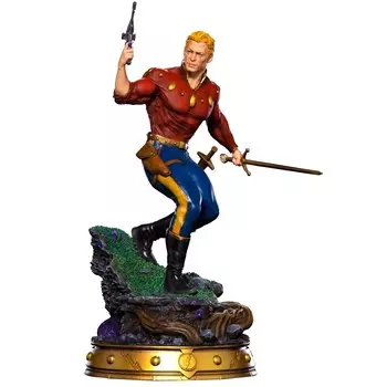 Iron Studios Защитники Земли — Статуя Флэша Гордона Deluxe Art Scale 1/10 Inna marka