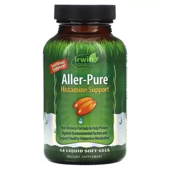 Irwin Naturals Aller-Pure поддержка гистамина`` 54 желатиновых капсулы