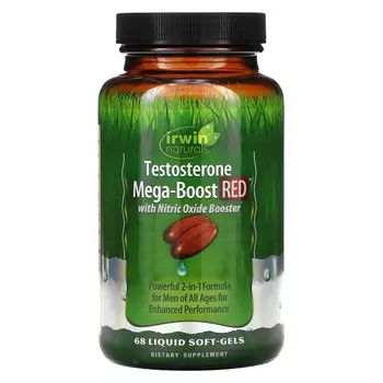 Irwin Naturals Testosterone Mega-Boost RED 68 желатиновых капсул