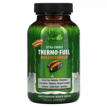Irwin Naturals Высокоэнергетический сжигатель жира Thermo-Fuel Max 100 софтгелей
