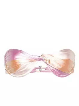 Isa Boulder верх бикини с закрученным воротом, розовый