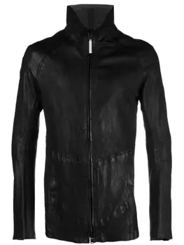 Isaac Sellam Experience high-neck leather jacket, черный