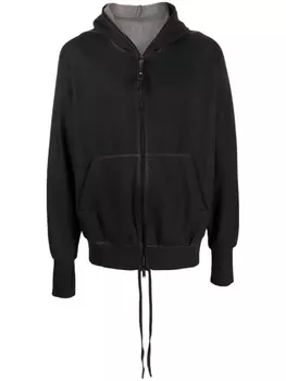 Isaac Sellam Experience куртка на молнии с капюшоном, серый