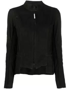 Isaac Sellam Experience приталенный жакет на молнии, черный