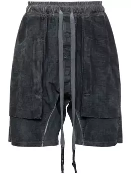 Isaac Sellam Experience шорты прямого кроя из органического хлопка, синий