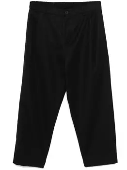 Isabel Benenato брюки из вирджинской шерсти, черный