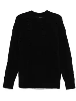 Isabel Benenato фактурный свитер, черный