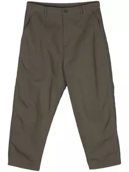 Isabel Benenato хлопковые брюки, зеленый