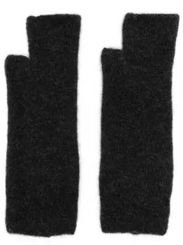 Isabel Benenato перчатки-митенки, серый