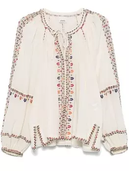 ISABEL MARANT блузка Clive, нейтральный цвет