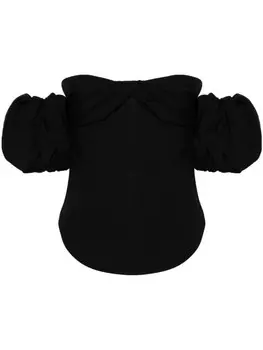 ISABEL MARANT блузка Daniela со съемными рукавами, черный