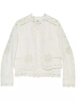 ISABEL MARANT блузка из перлины, белый