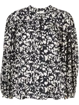 ISABEL MARANT блузка с длинными рукавами, черный