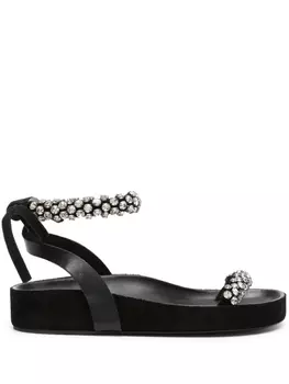 ISABEL MARANT босоножки Mellan с кристаллами, черный