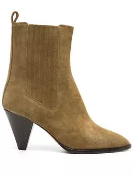 ISABEL MARANT ботильоны Delena 80, коричневый