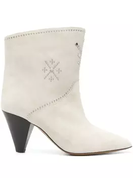 ISABEL MARANT ботильоны Loline 75, нейтральный