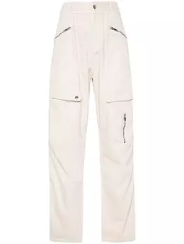 ISABEL MARANT брюки Jolande прямого кроя, нейтральный цвет