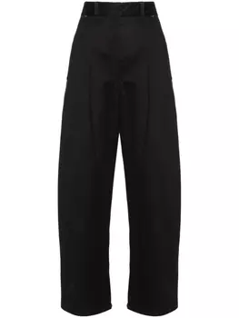 ISABEL MARANT брюки Lenadi широкого кроя, черный